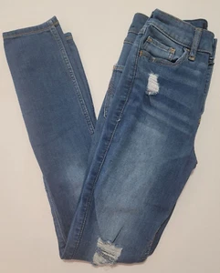 Jeans Hollister High-Rise Super Skinny, classico elasticizzato. OS 24W x 28L donna. - Foto 1 di 11