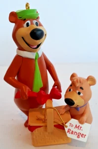 Hallmark Ornament Yogi Bär und Boo-Boo Mr Ranger Picknickkorb 1996 - Bild 1 von 1