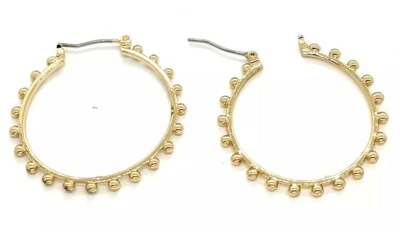 Pendientes de aro de oro estilo gitano BOHO para dama Foto 1 de 4