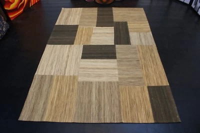 nr 1419 Hochwertige Designer Patchwork Kelim Wolle Teppich Kilim ca 228 x 160  - Bild 1 von 4
