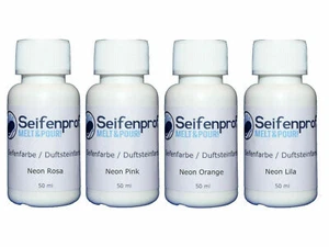 Seifenfarben - 200ml Sortiment Set1 ( große Auswahl ) 4 x 50ml - Picture 1 of 26