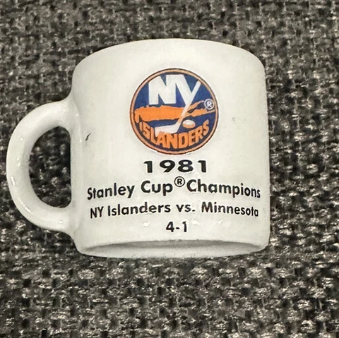 1981 NEW YORK ISLANDERS Stanley Cup Champions Cup Crazy Commemorative Mini Mug Cover