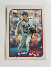 David Cone 1989 Topps Baseball #710 MLB New York Mets NY KC Royals Trading Card