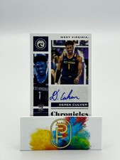 2021 Panini Chronicles Draft Picks DEREK CULVER RC Auto CR-CCU