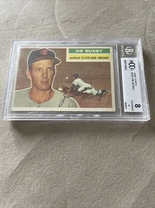 1956 Topps Baseball Jim Busby #330 Bgs 8 INDIANS Excellent Or Better - Picture 1 of 1
