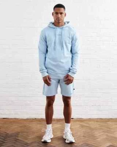 🔥RARE/STEPNEY HOODIE BY KING APPAREL MEN'S COLOR SKY SZ: MEDIUM 100% COTTON NWT - Picture 1 of 18