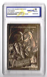 96 STAR WARS 23KT EMBOSSED WCG GRADED 10 GEM-MT "EMPIRE STRIKES BACK" LTD B05816 - Picture 1 of 2