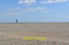 Photo 6X4 Orfordness Shingle A Lookout Structure And Container Ship Along C2011