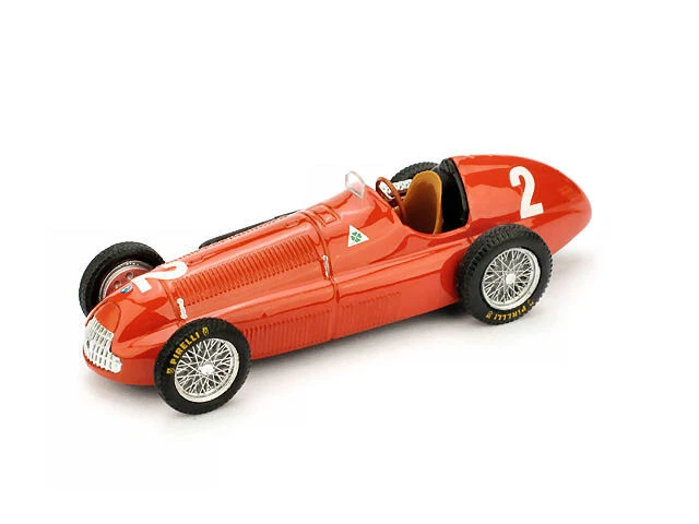 Modellino auto formula 1 F1 scala 1:43 Brumm ALFA ROMEO FARINA BRITAIN GP die... - Immagine 1 di 1
