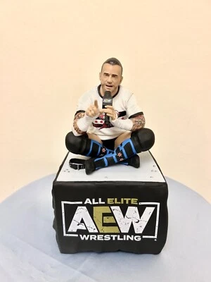 CM Punk Diamond Select Figure PVC Statue AEW Diorama Gallery - Image 1 of 4