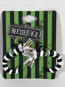 Beetlejuice Sandworm Faux Tunnel Earring Set