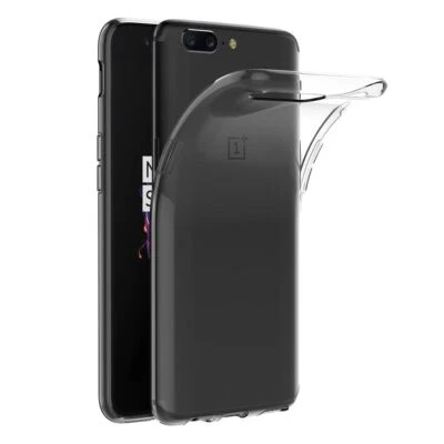 OnePlus 5 Custodia Case Per Smartphone Cover Protezione Bumper Trasparente - Immagine 1 di 4