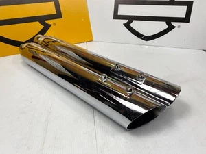 BADA$$ Harley Touring D&D 4" Mufflers Exhaust Boarzilla Pipes Chrome M8 Cut Back - Foto 1 di 12