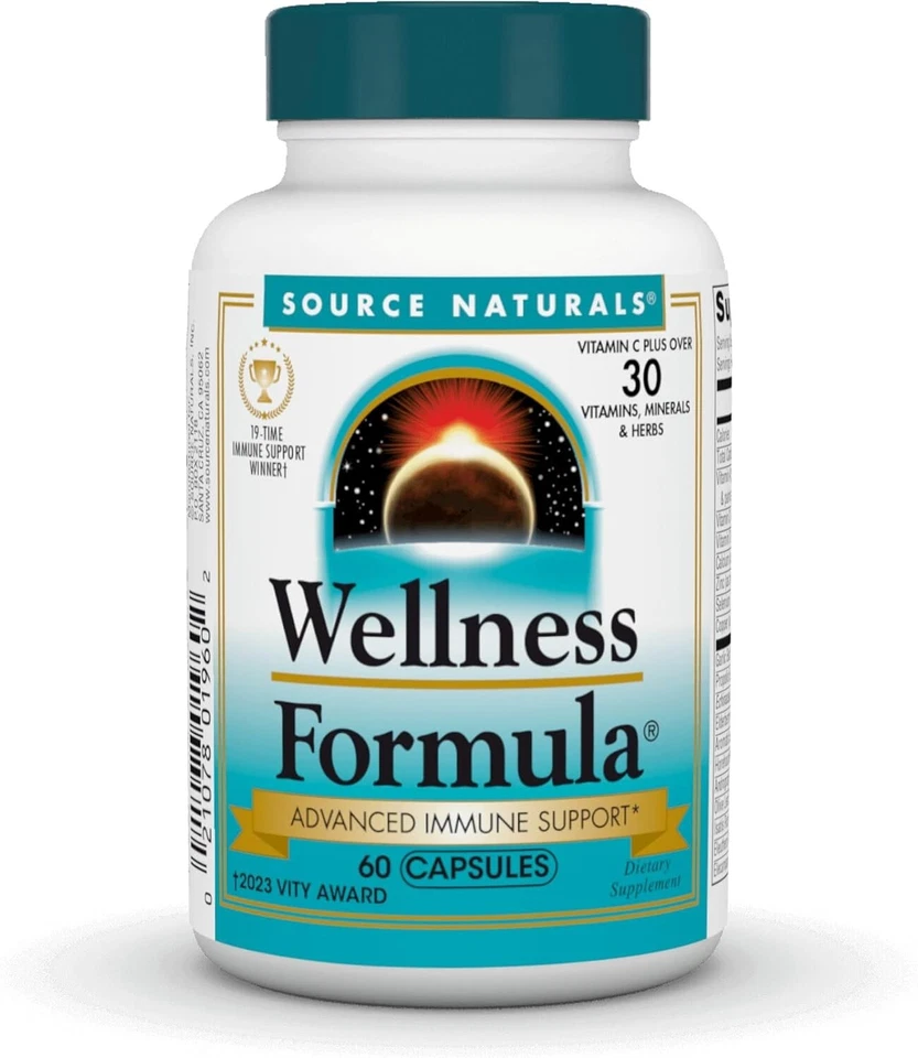 Wellness Formula Capsules 60 Caps From Source Naturals Sn1960