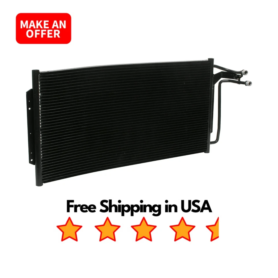 Condensador de aire acondicionado compatible con Chevrolet Caprice, Impala, Cadillac Fleetwood Brougham Foto 1 de 1