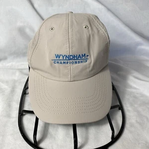 Wyndham Championship Hat Cap Beige Adjustable Golf Outdoors Harris Teeter - Picture 1 of 8
