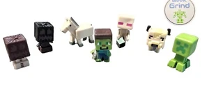 Minecraft Mini Figuren Mix Serie 7 lose Steve Pferd Schwein Creeper Golem - Bild 1 von 4