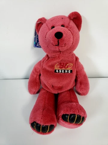 San Francisco 49ers J Rice 80 Stuffed Beanie Bear Limited Treasures 1998 Cover