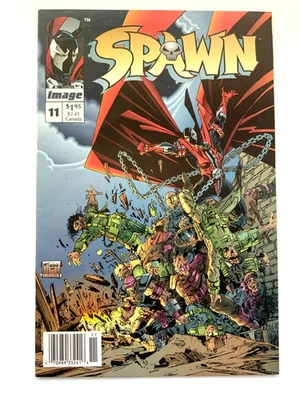 Image SPAWN (1993) #9 Newsstand Key 1st Overt-Kill App FN/VF (7.0) Ships FREE! - Image 1 of 4