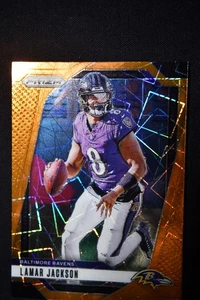 2024 Panini Prizm - Lamar Jackson #19 Orange Prizm - Picture 1 of 2