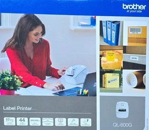 Brother QL-600G Professioneller Etikettendrucker 300 dpi Auflösung Thermodirekt - Afbeelding 1 van 2