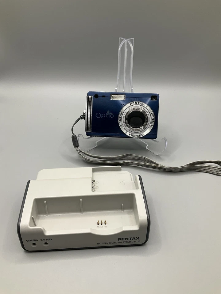 Pentax Optio S5i / Kamera / Digitalkamera / Blau - Bild 1 von 4