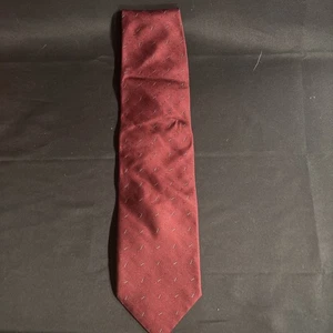 Vintage Murano Red Diamond Pattern 100% Silk Men’s Neck Tie Made In USA - Picture 1 of 6