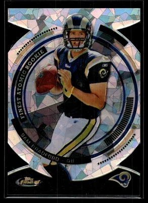 Sam Bradford 2010 Finest Die-Cut Atomic Refractor Rookie Card #FAR-1 - Image 1 of 2