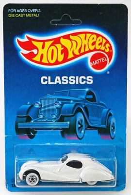Vintage Hot Wheels Talbot Lago Classics Series - 4741 NRFP 1986 White WW 1:64 - Image 1 of 4