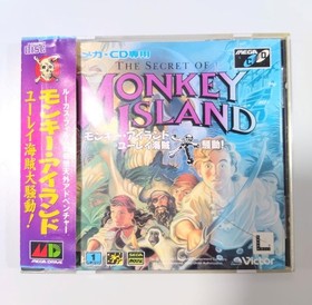 [Rare] The Secret of Monkey Island Mega CD T-60044 Victor Japan A4154