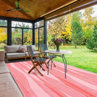 Outdoor Rugs | Plastic Straw Rug | Waterproof Outdoor Camping Rugs | Quick Dr... - Image 1 of 4