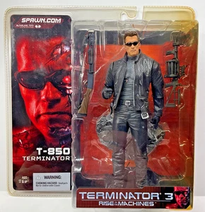 2003 MCFARLANE TERMINATOR 3 T-850 TERMINATOR FIGURE ARNOLD SCHWARZENEGGER - Picture 1 of 4