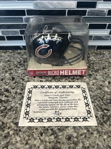 Minicasco firmado por William Perry de los Chicago Bears "The Fridge" certificado de autenticidad - Imagen 1 de 7