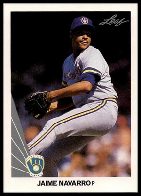 1990 Leaf #85 Jaime Navarro - Image 1 of 2
