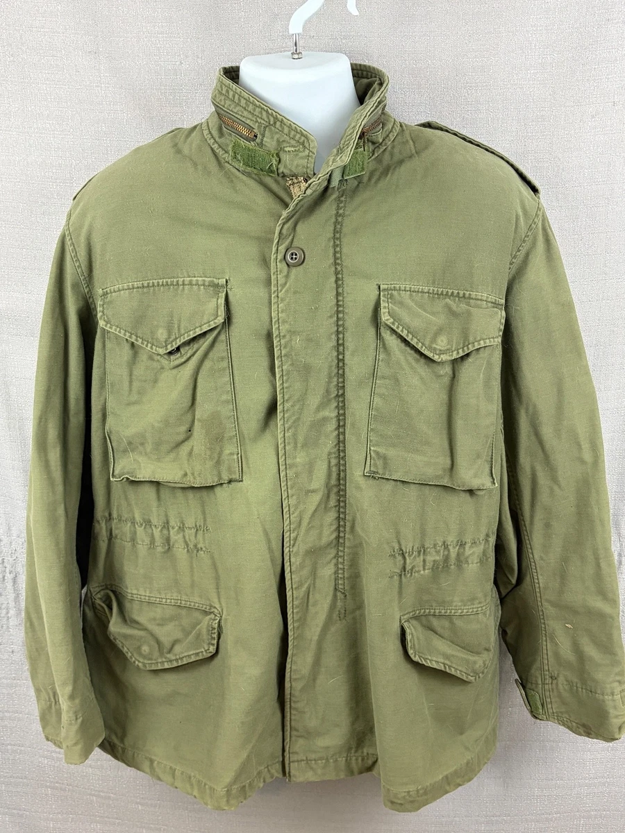 1980s Cotton Blend Casual Vintage Outerwear Coats & Jackets for