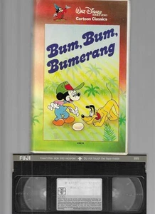 Walt Disney Cartoon Classics   Bum, Bum, Bumerang   VHS Rarität - Bild 1 von 4
