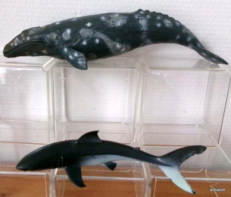 ANIMAUX MARINS SCHLEICH BALEINE et REQUIN - Photo 1/4