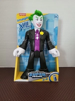 Boneco de ação Imaginext XL The Joker 10" DC Super Friends - Terno preto raro  - Imagem 1 de 2