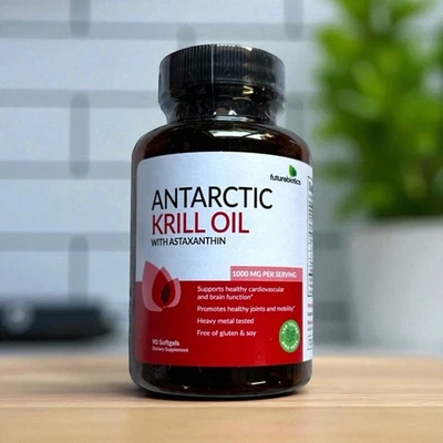 Aceite de Krill Antártico 1000 mg con Omega-3 EPA DHA Astaxantina y... Foto 1 de 3