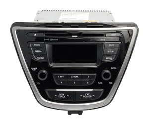 2014-2015 Hyundai Elantra AMFM Satellite Radio w CD MP3 Player & BT 961703X166GU - Picture 1 of 5