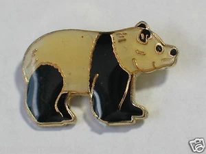 Vintage Panda Bear Pin - Picture 1 of 1