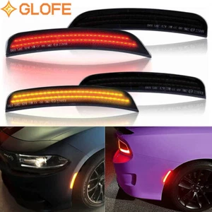 For 2015-2021 Chrysler 300 Smoked LED Side Marker Light Front Rear Lamp 4Pcs - Bild 1 von 9