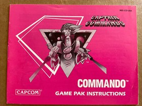 Captain Commando Nintendo NES MANUAL Instruction Booklet Only NES-CO-USA