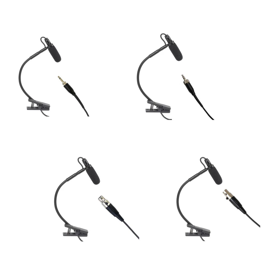 Instrument Microphone Condenser Clip Metal Professional Flexible for Horns Live - Image 1 of 1