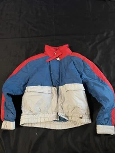 Vintage Alpha Ski Jacket Size Extra Large XL BLUE WHITE RED. GREAT!! - Picture 1 of 10
