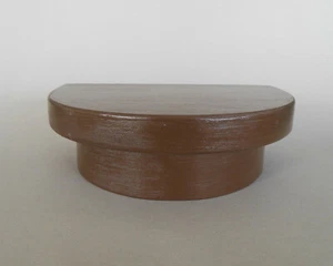 Konsole Wandkonsole Holz ca. 19 cm breit braun bemalt Nr. 2 - Bild 1 von 6