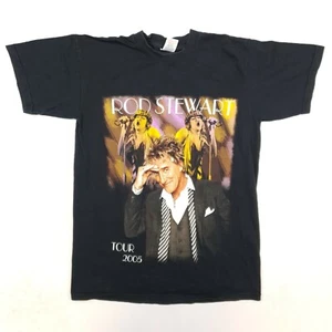 Rod Stewart Mens Vintage T Shirt 2005 Tour Maggie May SMALL Short Sleeve - Picture 1 of 9