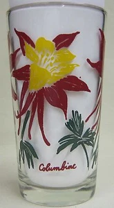 Columbine Erdnussbutter Glas Gläser Trink Küche Mauzy 46-3 - Bild 1 von 4