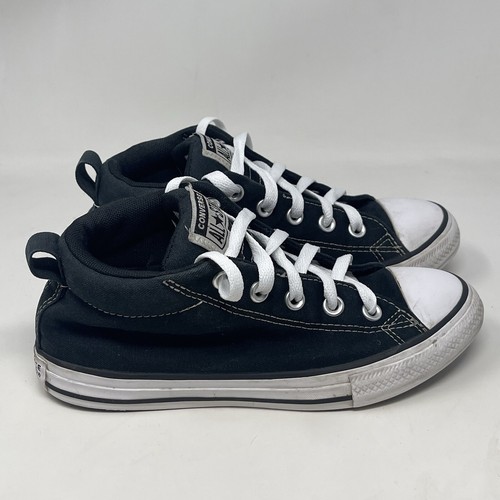 Scarpe Converse All Star Mid Top bambino taglia 3 sneakers nere in tela