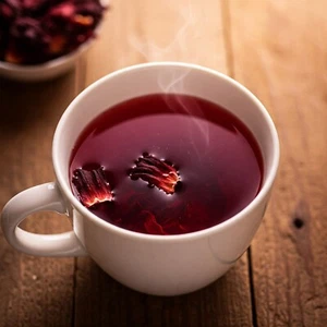 75 Hibiscus Tea Bags, Hibiscus Tea with Moringa Blend, Caffeine Free Herbal Tea - Picture 1 of 22